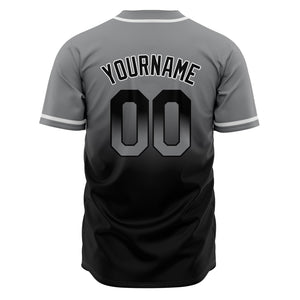 Camisetas de béisbol personalizadas con degradado nombre número y logotipo