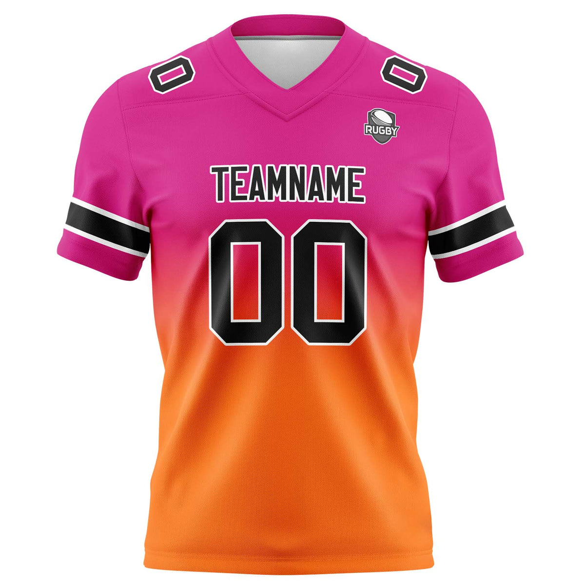Camisetas de fútbol personalizadas con degradado-nombre-número y logotipo para adultos-niños y equipos
