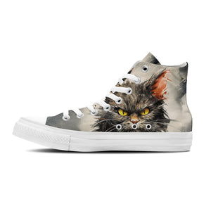 Estilo Patitas: Luce un look moderno con camisetas de manga corta con estampado de gatos para hombre y mujer