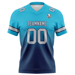 Camisetas de fútbol personalizadas con degradado-nombre-número y logotipo para adultos-niños y equipos