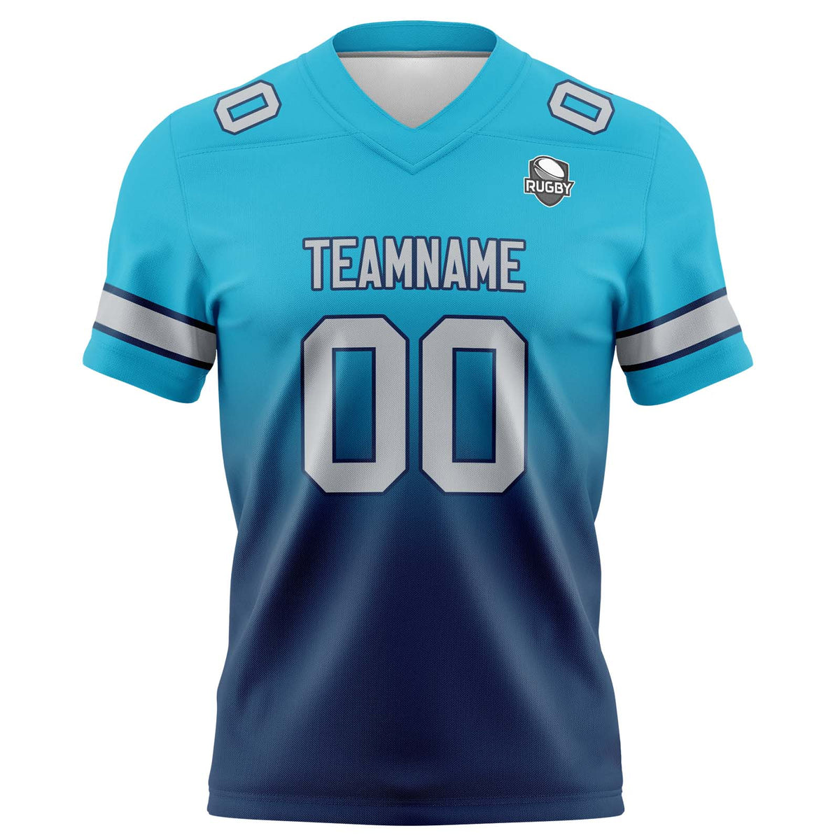 Camisetas de fútbol personalizadas con degradado-nombre-número y logotipo para adultos-niños y equipos