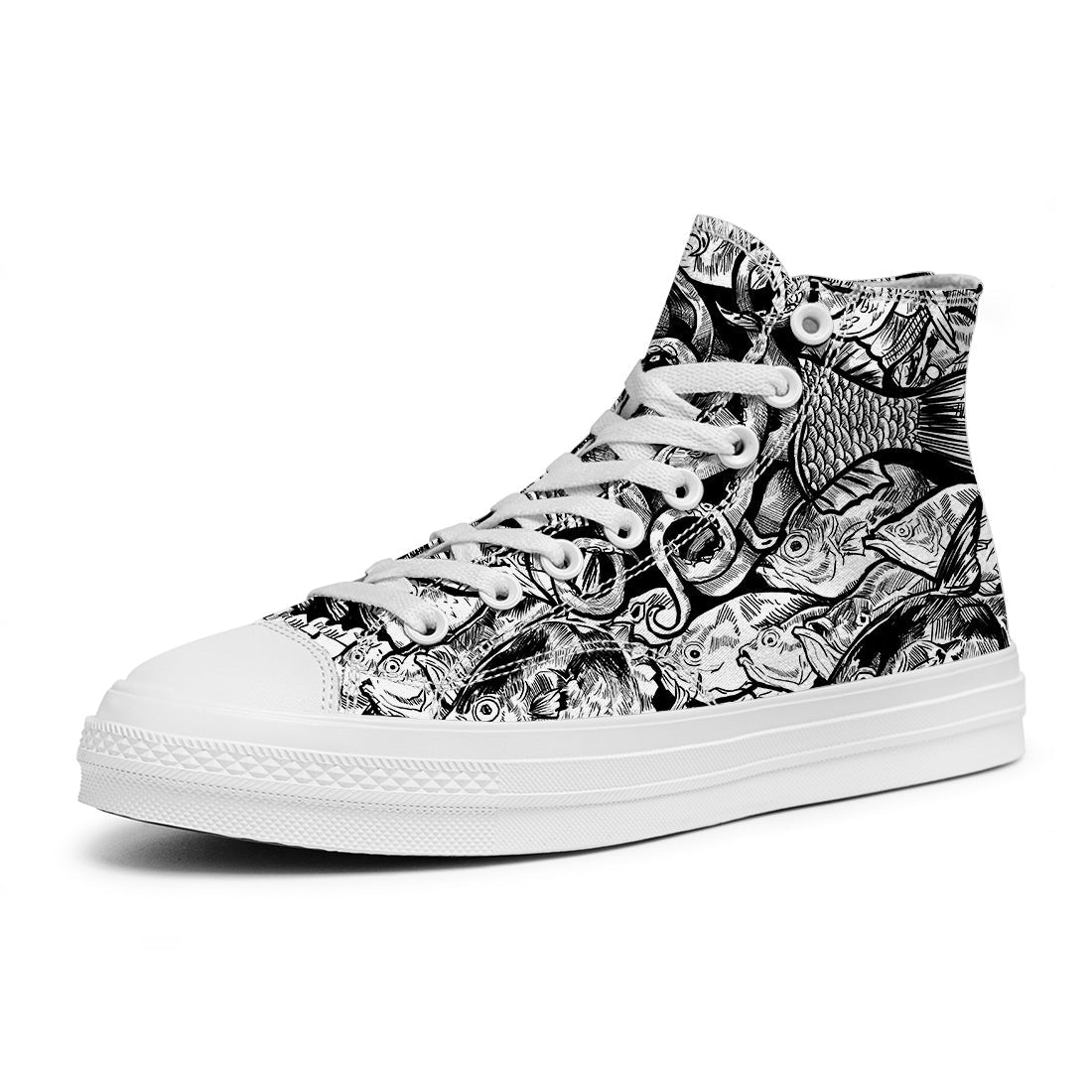 Realza tu estilo con zapatillas de lona de media caña para hombre y mujer