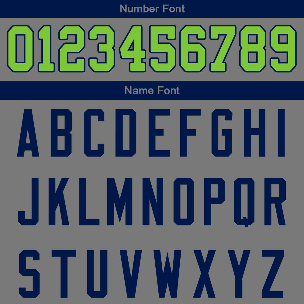 custom authentic gradient fashion football jersey neon green-navy