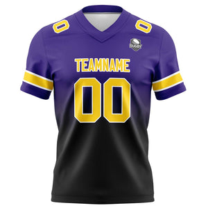 Camisetas de fútbol personalizadas con degradado-nombre-número y logotipo para adultos-niños y equipos