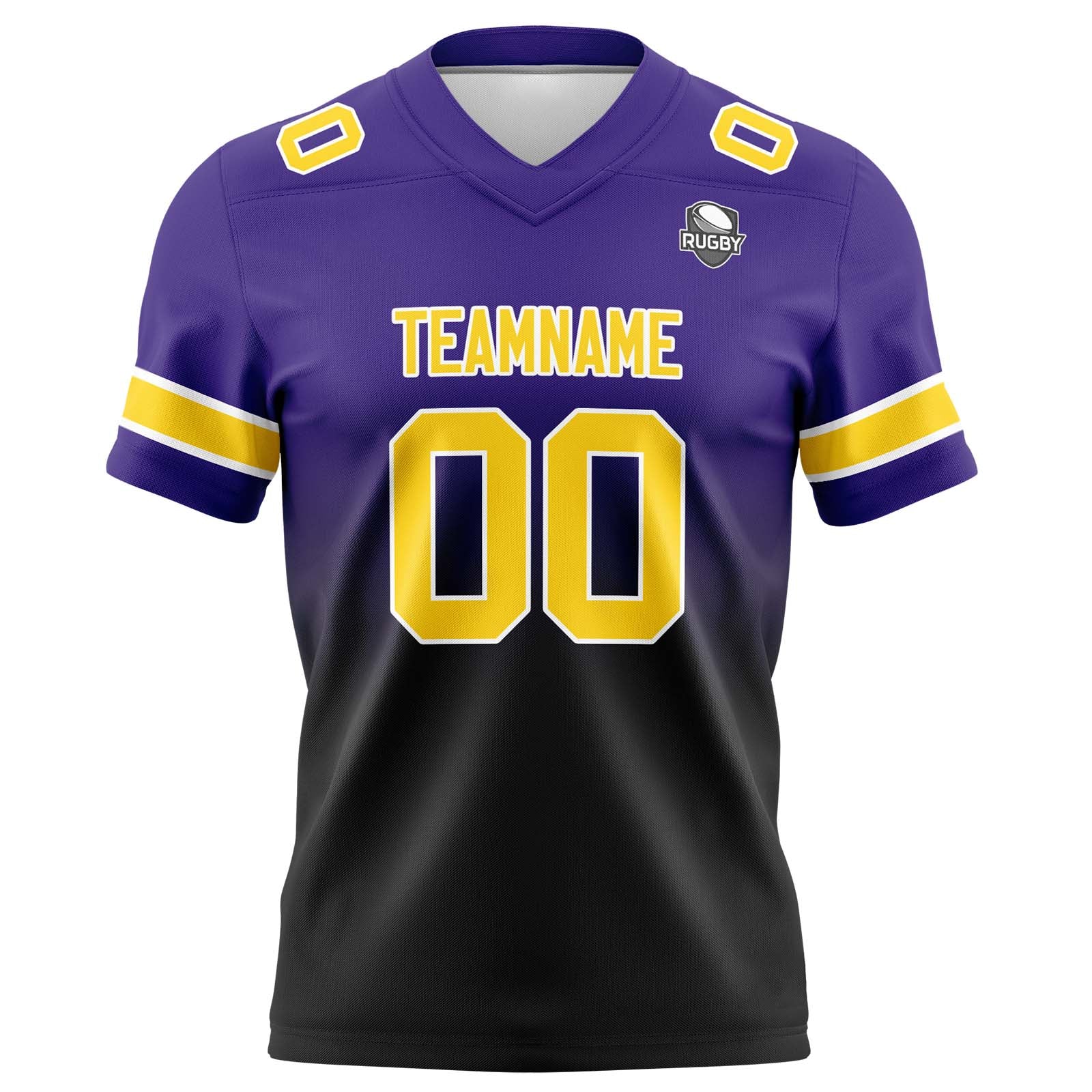 Camisetas de fútbol personalizadas con degradado-nombre-número y logotipo para adultos-niños y equipos