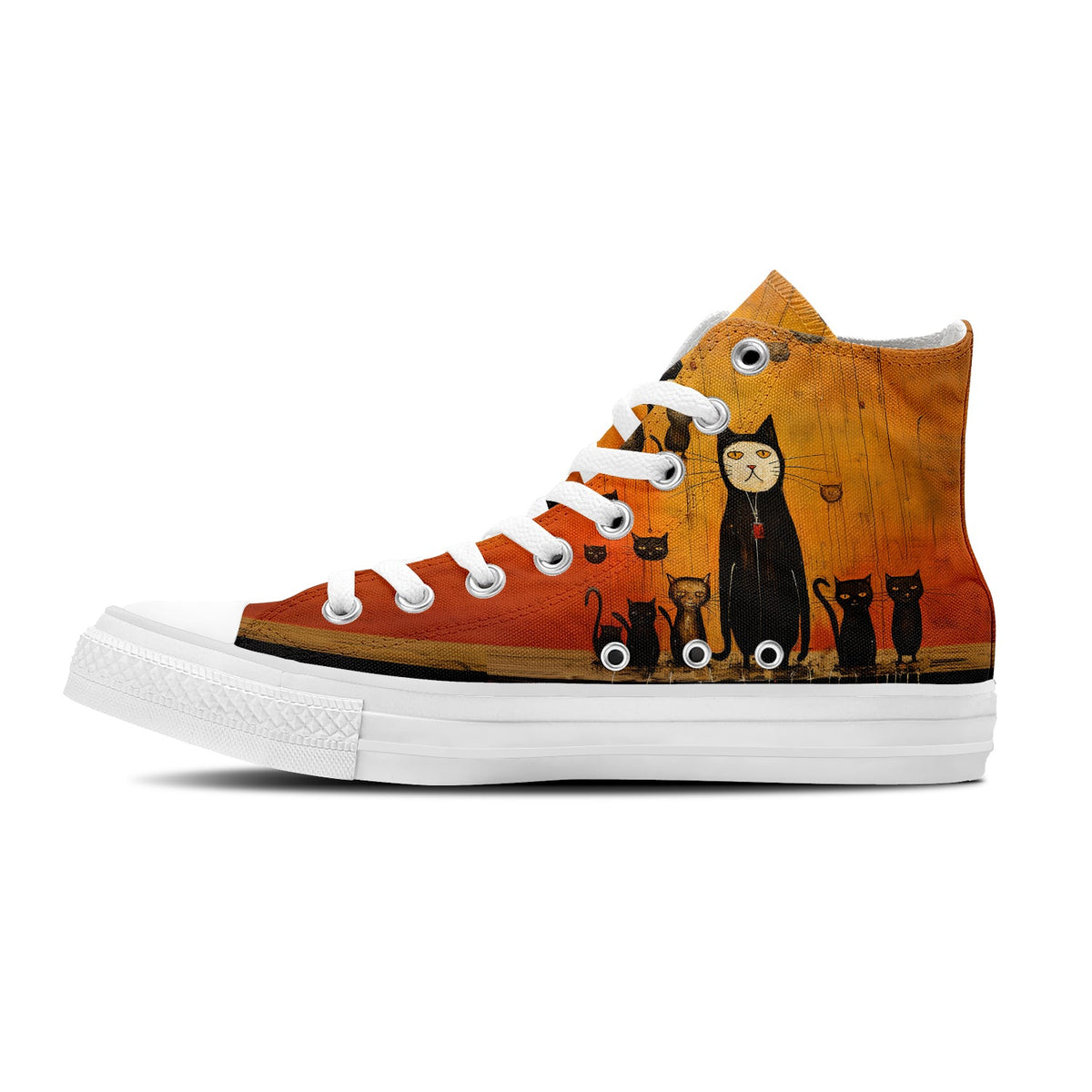 Resalta tu estilo con las zapatillas de lona de media caña para hombre y mujer Cat