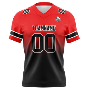 Camisetas de fútbol personalizadas con degradado-nombre-número y logotipo para adultos-niños y equipos