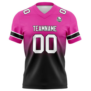Camisetas de fútbol personalizadas con degradado-nombre-número y logotipo para adultos-niños y equipos