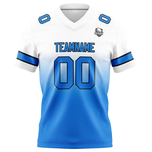 Camisetas de fútbol personalizadas con degradado-nombre-número y logotipo para adultos-niños y equipos