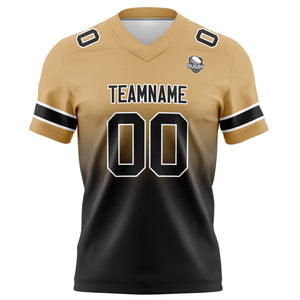 Camisetas de fútbol personalizadas con degradado-nombre-número y logotipo para adultos-niños y equipos
