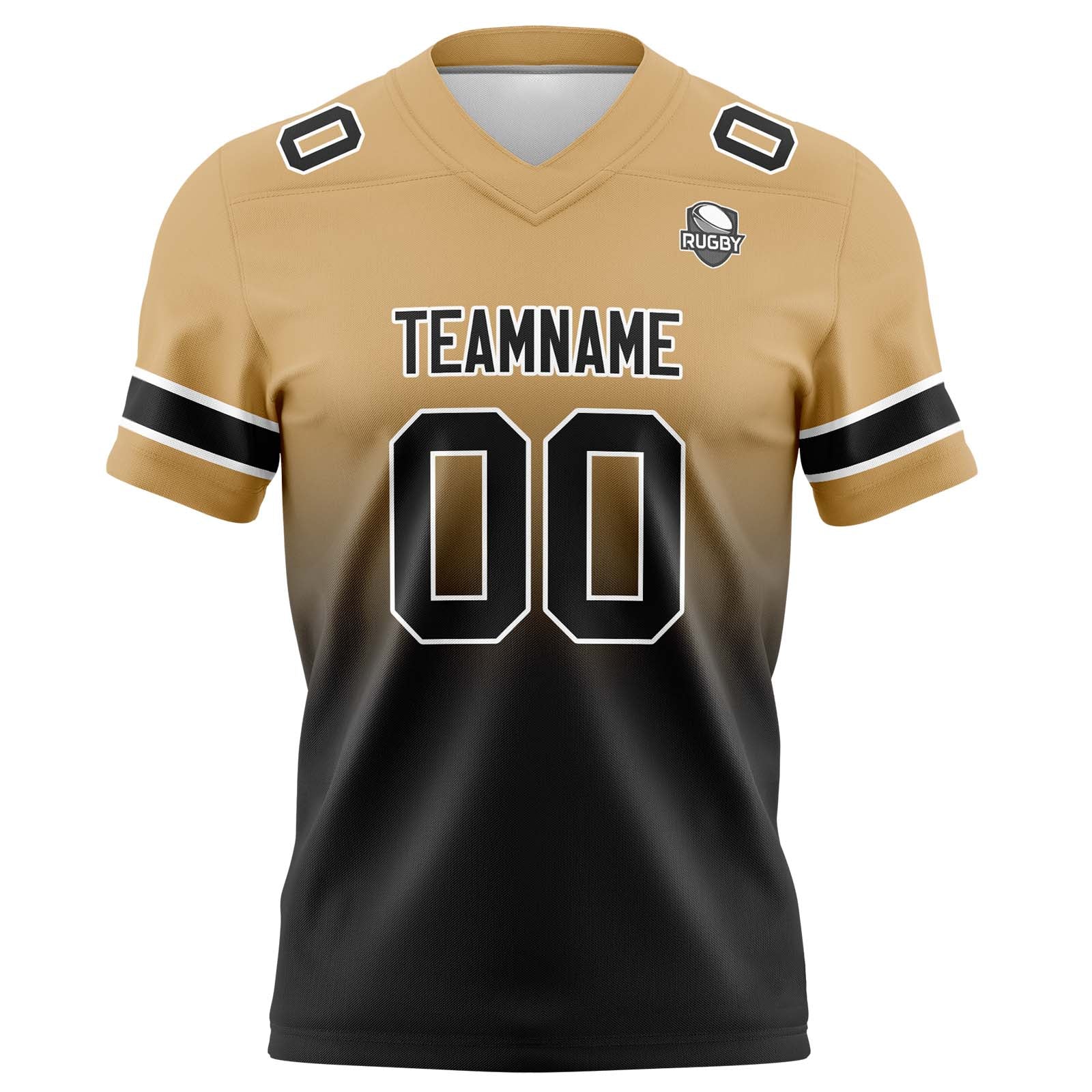 Camisetas de fútbol personalizadas con degradado-nombre-número y logotipo para adultos-niños y equipos