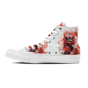 Resalta tu estilo con las zapatillas de lona de media caña para hombre y mujer Lion