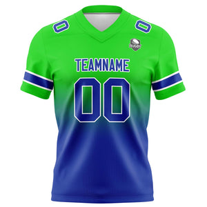 Camisetas de fútbol personalizadas con degradado-nombre-número y logotipo para adultos-niños y equipos