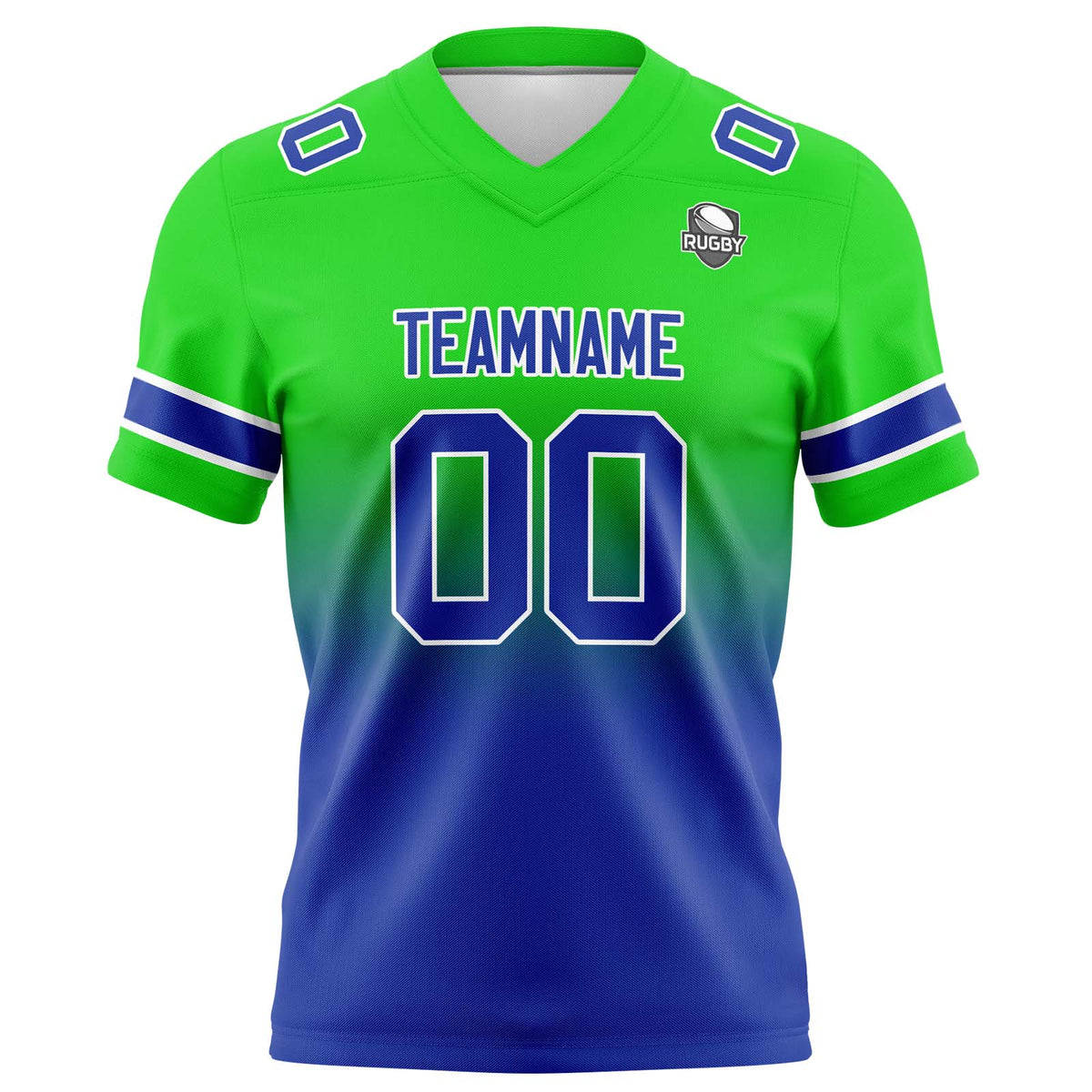 Camisetas de fútbol personalizadas con degradado-nombre-número y logotipo para adultos-niños y equipos