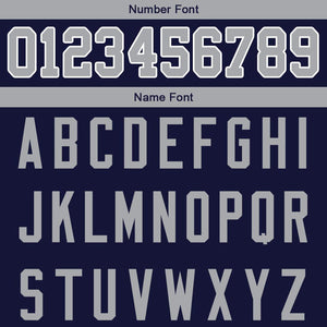 custom authentic gradient fashion football jersey navy-gray-white