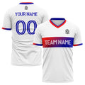 custom soccer uniform jersey kids adults personalized set jersey shirt white