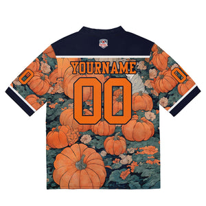 Camiseta de fútbol personalizada con nombre y número del equipo impresos y bordados-color negro