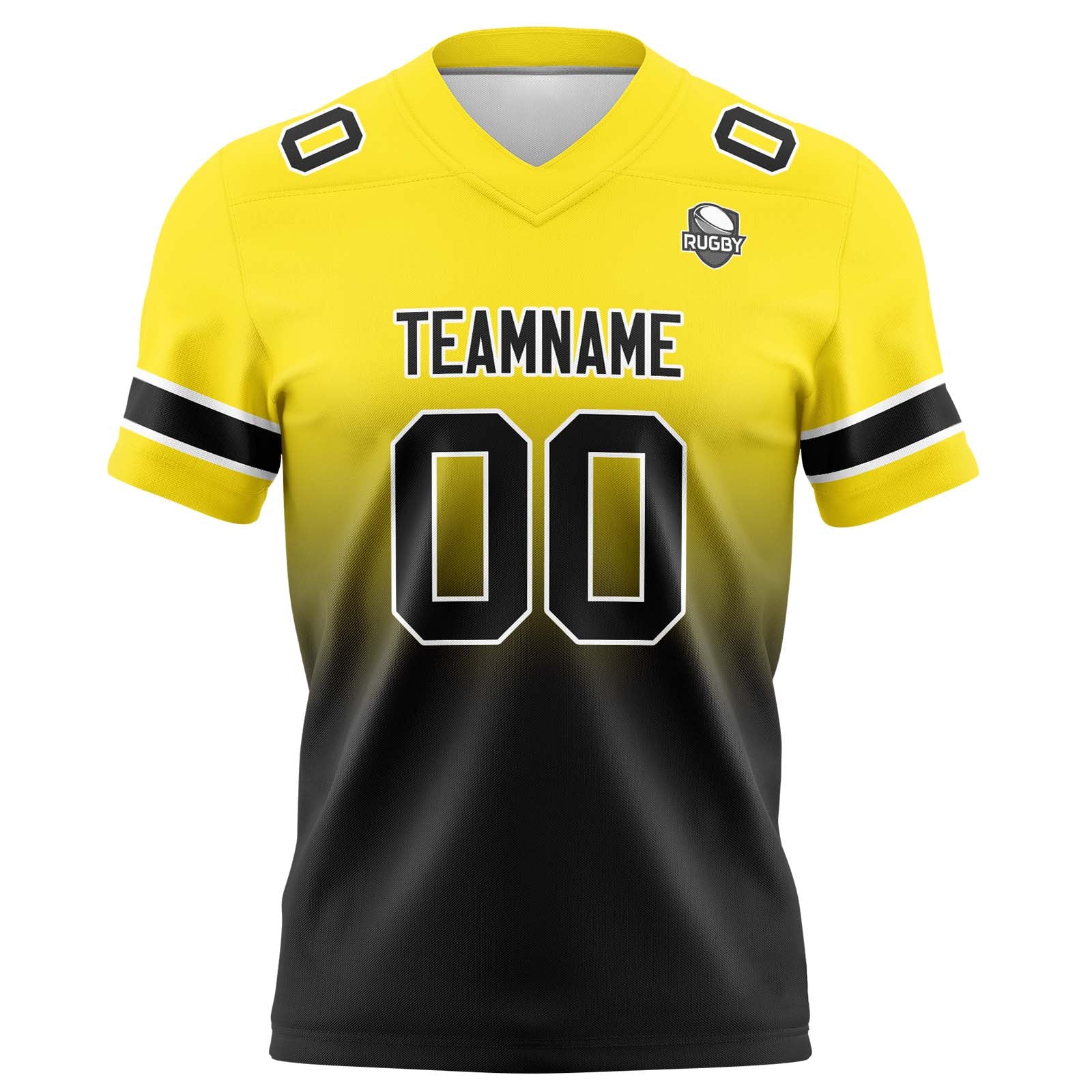 Camisetas de fútbol personalizadas con degradado-nombre-número y logotipo para adultos-niños y equipos