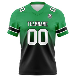 Camisetas de fútbol personalizadas con degradado-nombre-número y logotipo para adultos-niños y equipos