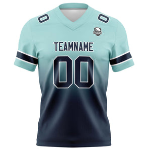 Camisetas de fútbol personalizadas con degradado-nombre-número y logotipo para adultos-niños y equipos
