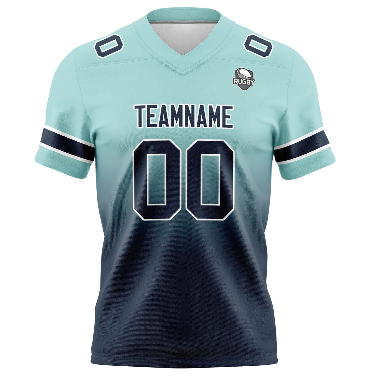 Camisetas de fútbol personalizadas con degradado-nombre-número y logotipo para adultos-niños y equipos