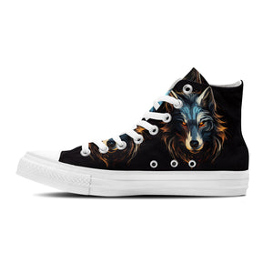 Realza tu estilo con las zapatillas de lona de media caña Fox para hombre y mujer