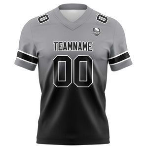 Camisetas de fútbol personalizadas con degradado-nombre-número y logotipo para adultos-niños y equipos