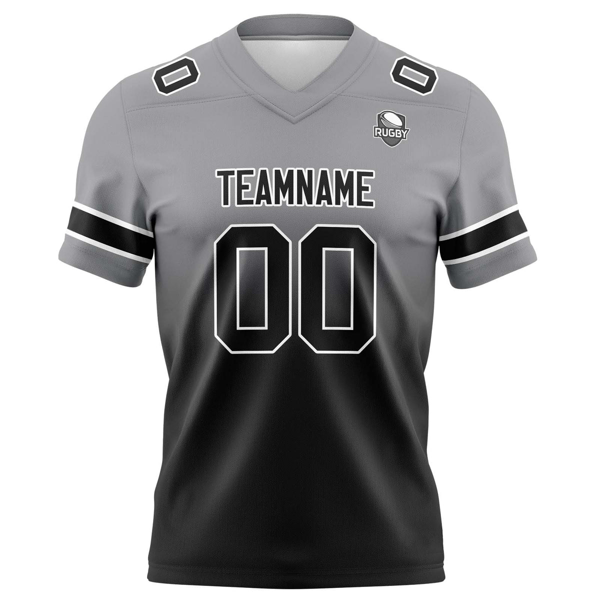 Camisetas de fútbol personalizadas con degradado-nombre-número y logotipo para adultos-niños y equipos