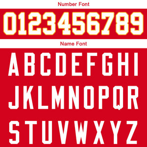custom authentic gradient fashion football jersey red-black-white
