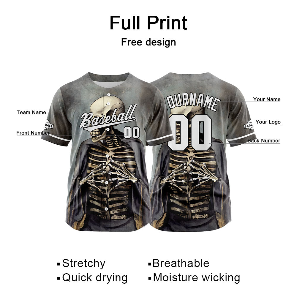 Camiseta de béisbol personalizada para hombres mujeres ni?os y jóvenes con bordados e impresión en gris y verde