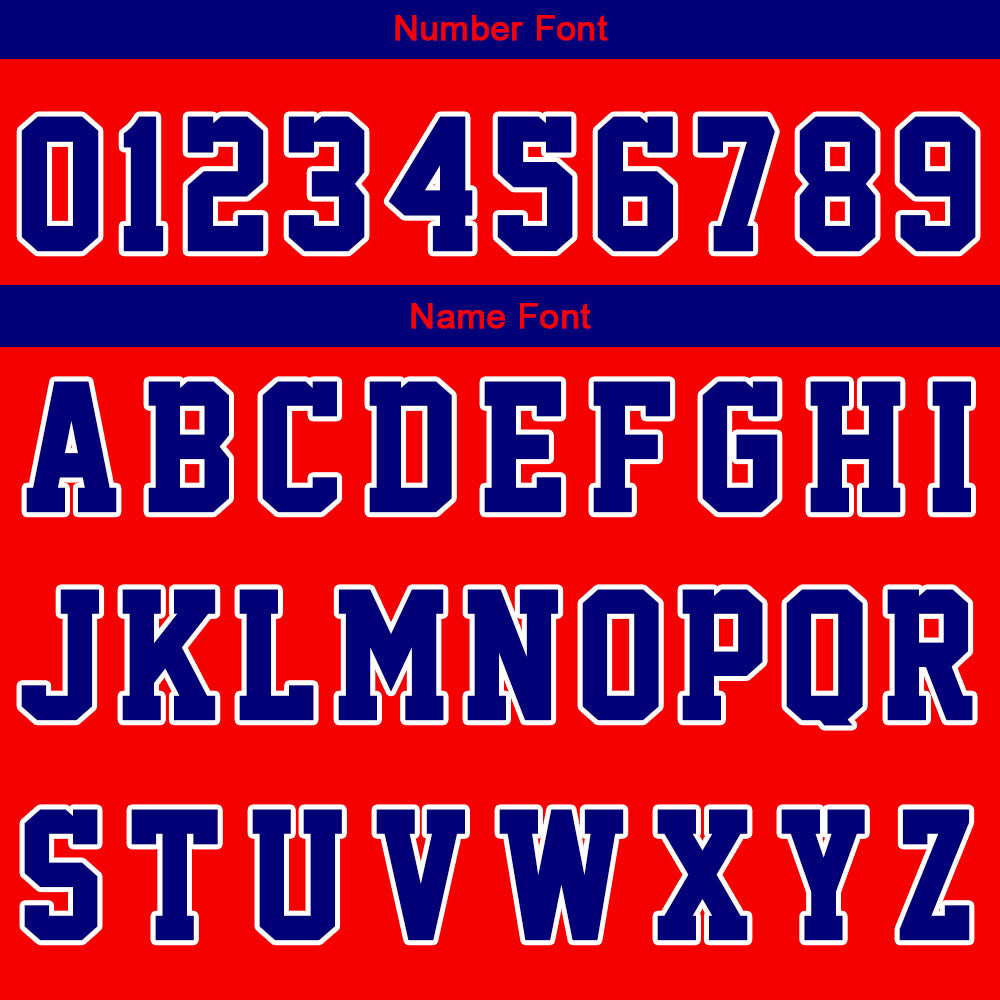 Uniforme de baloncesto personalizado en rojo real con su logotipo-nombre y número impresos
