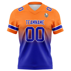 Camisetas de fútbol personalizadas con degradado-nombre-número y logotipo para adultos-niños y equipos