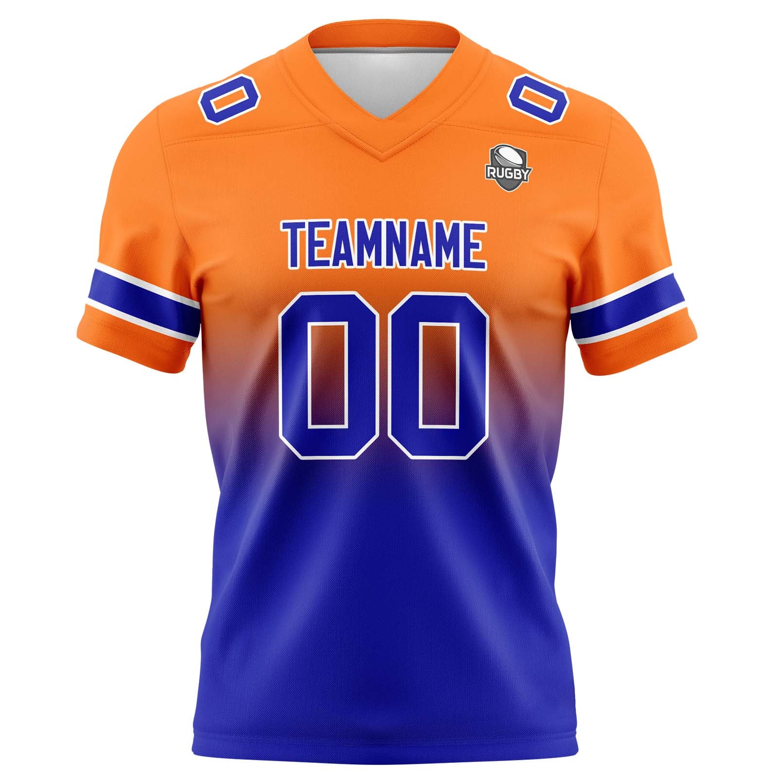 Camisetas de fútbol personalizadas con degradado-nombre-número y logotipo para adultos-niños y equipos