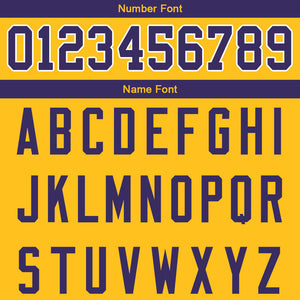 custom authentic gradient fashion football jersey yellow-purple