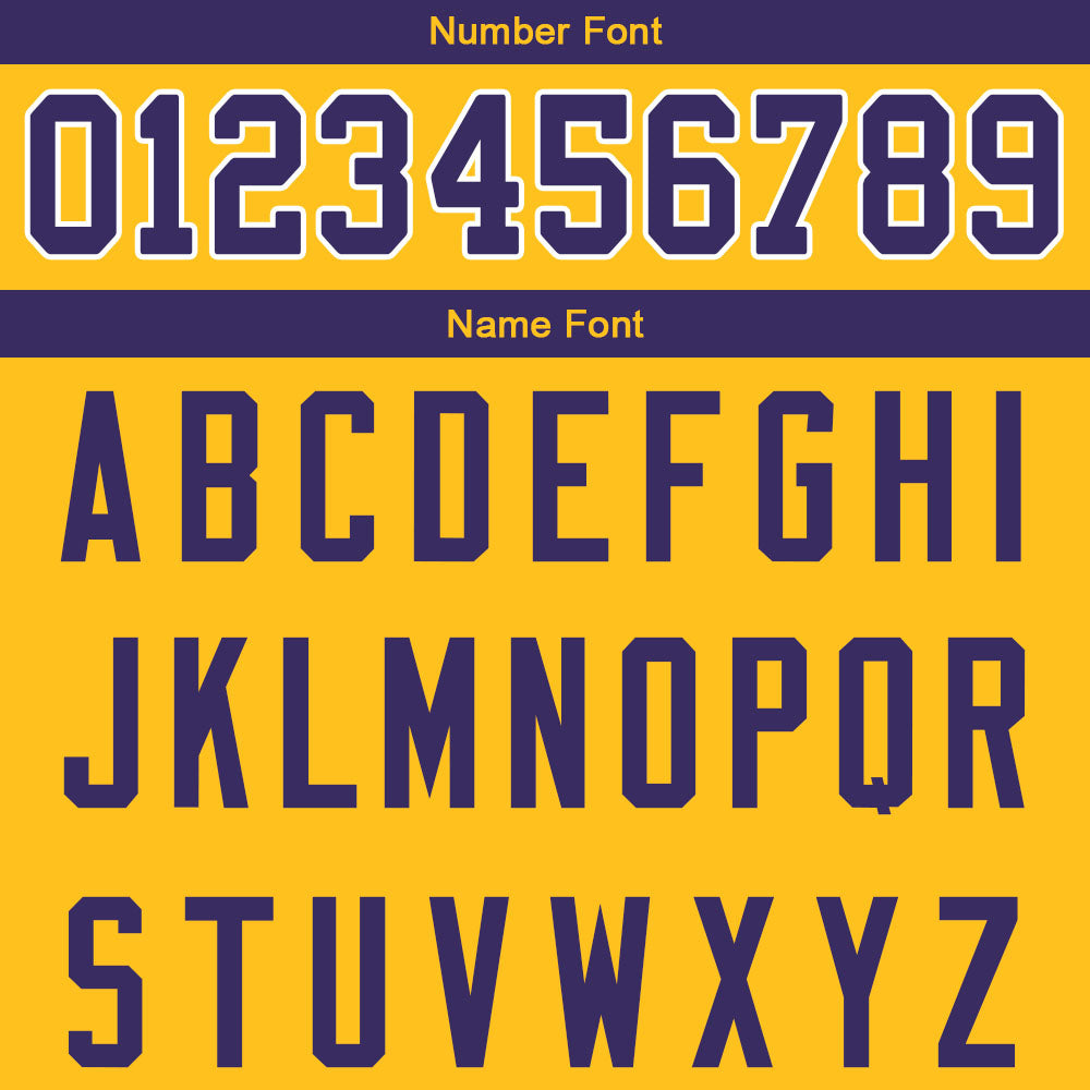 custom authentic gradient fashion football jersey yellow-purple