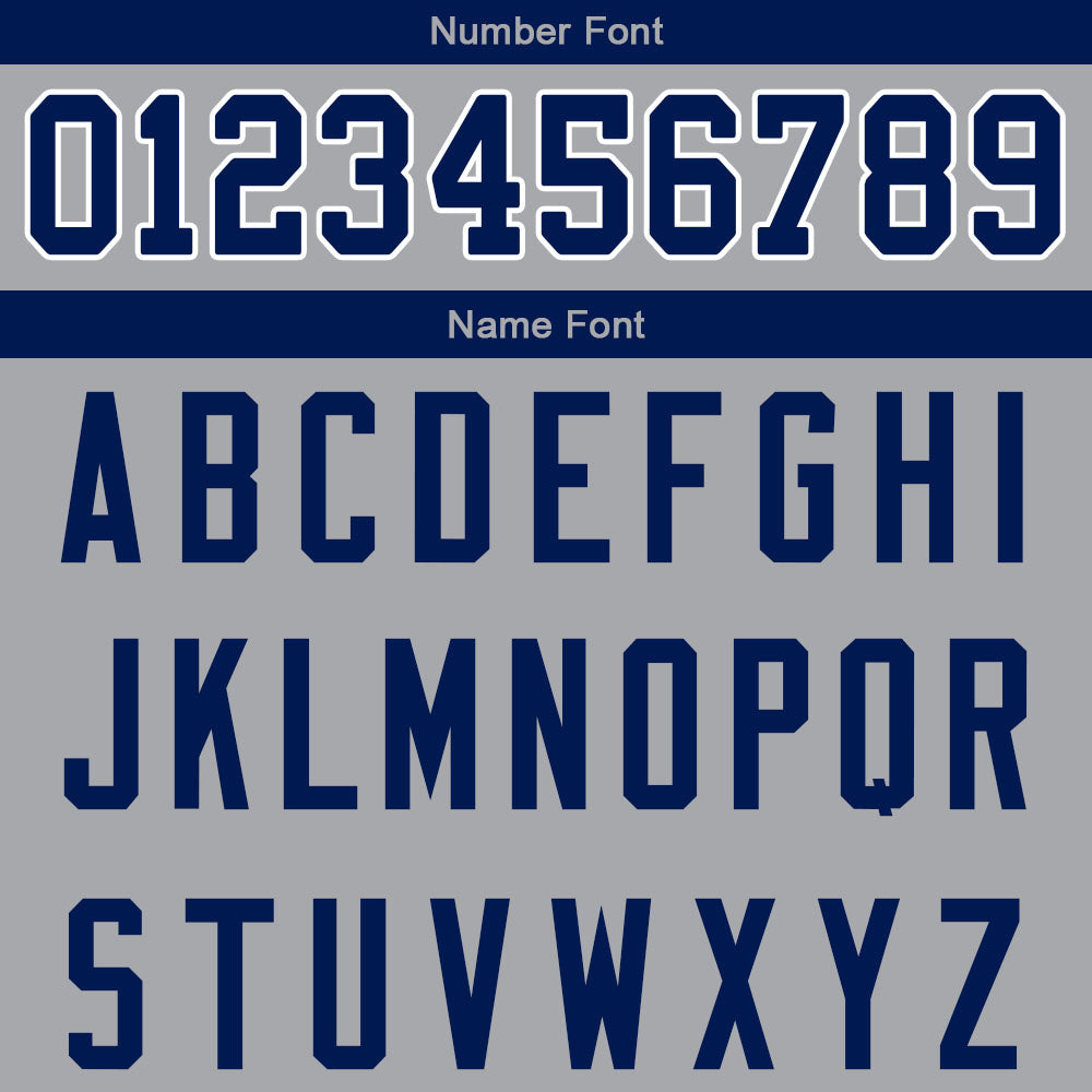custom authentic gradient fashion football jersey gray-royal-white