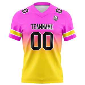 Camisetas de fútbol personalizadas con degradado-nombre-número y logotipo para adultos-niños y equipos