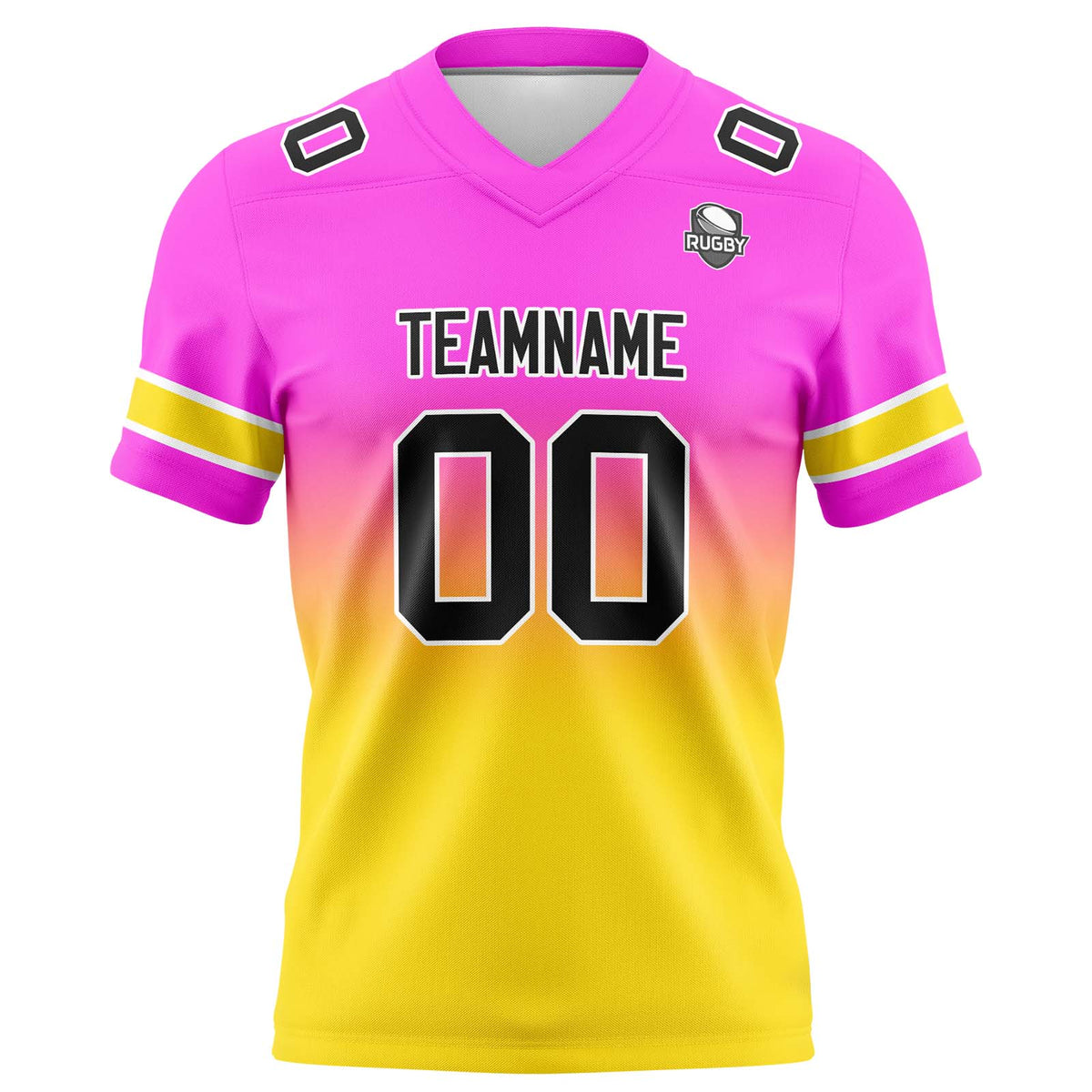 Camisetas de fútbol personalizadas con degradado-nombre-número y logotipo para adultos-niños y equipos