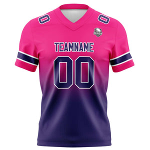 Camisetas de fútbol personalizadas con degradado-nombre-número y logotipo para adultos-niños y equipos