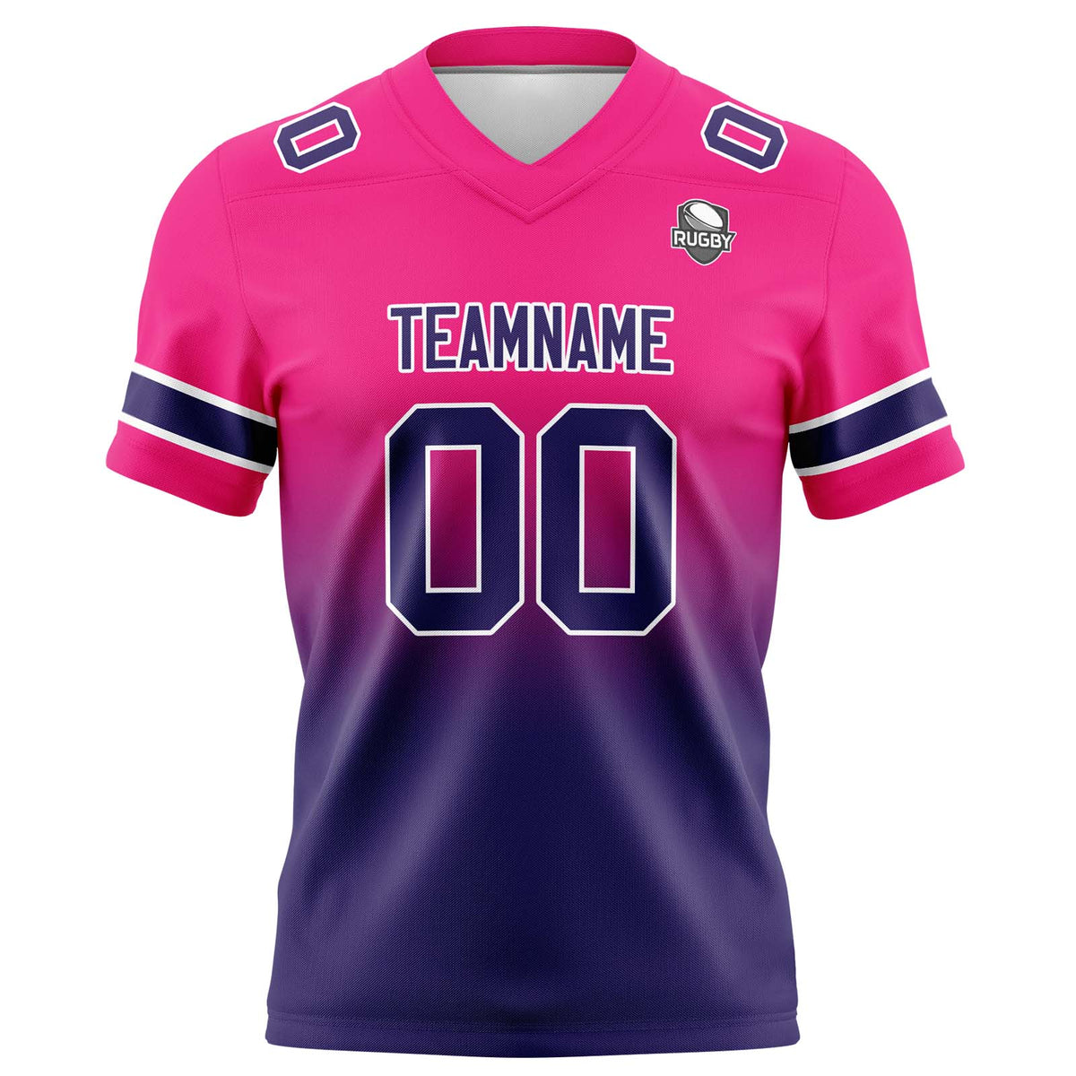 Camisetas de fútbol personalizadas con degradado-nombre-número y logotipo para adultos-niños y equipos