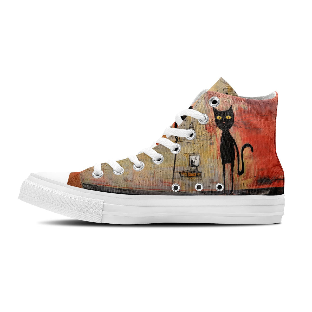 Resalta tu estilo con las zapatillas de lona de media caña para hombre y mujer Cat