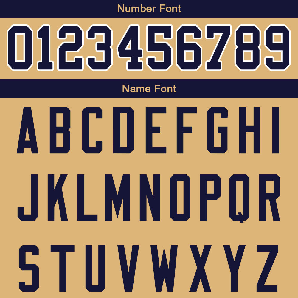 custom authentic gradient fashion football jersey gold-navy
