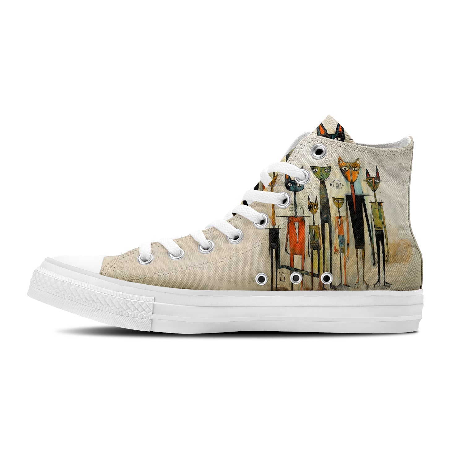 Resalta tu estilo con las zapatillas de lona de media caña para hombre y mujer Cat