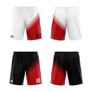 Traje de baloncesto reversible personalizado para adultos y niños-camiseta personalizada en negro y rojo