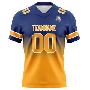 Camisetas de fútbol personalizadas con degradado-nombre-número y logotipo para adultos-niños y equipos