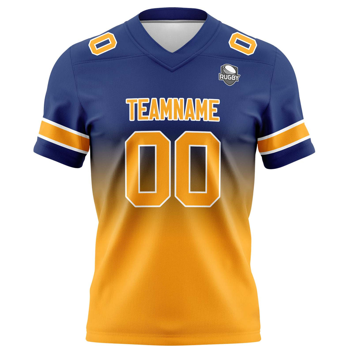 Camisetas de fútbol personalizadas con degradado-nombre-número y logotipo para adultos-niños y equipos
