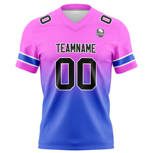 Camisetas de fútbol personalizadas con degradado-nombre-número y logotipo para adultos-niños y equipos