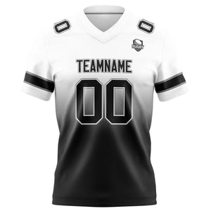 Camisetas de fútbol personalizadas con degradado-nombre-número y logotipo para adultos-niños y equipos