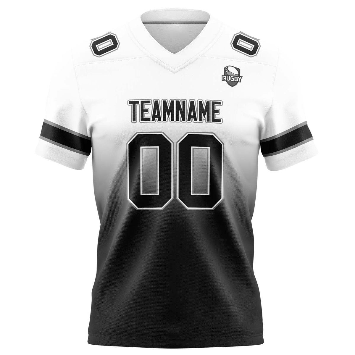 Camisetas de fútbol personalizadas con degradado-nombre-número y logotipo para adultos-niños y equipos