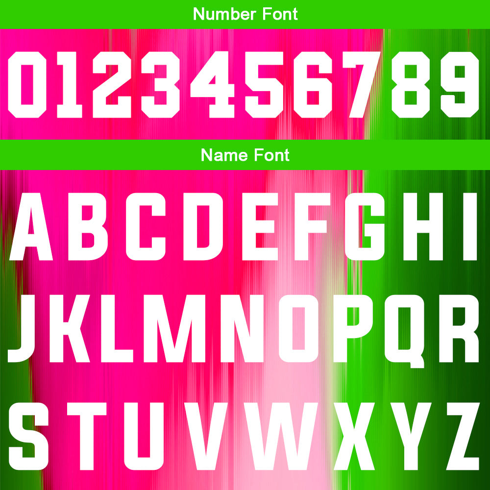 Uniforme de baloncesto personalizado Rainbow Rose Green con tu logotipo-nombre y número impresos